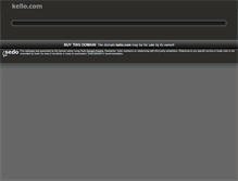 Tablet Screenshot of kello.com